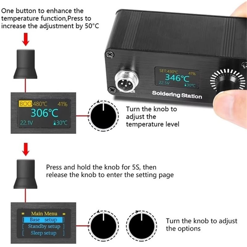 【A56X】T12 Portable Mini Digita - T12 Soldering Station Oled 评论和价格