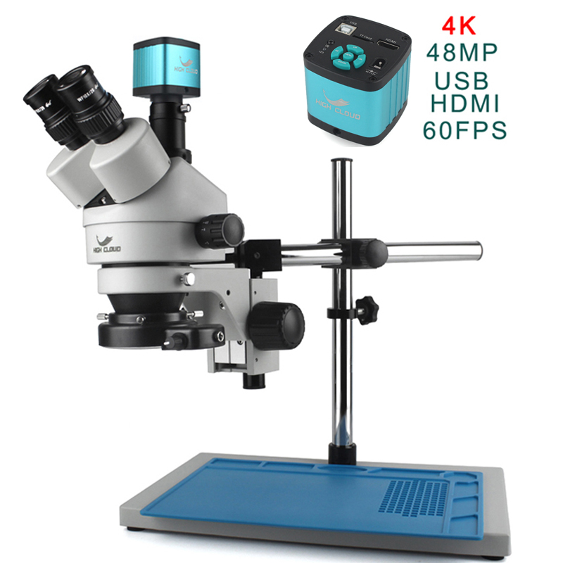 4K 48MP HDMI Camera Set 3.5X 9 - Simul-Focal Industrial Microscope 4K Hdmi 评论和价格