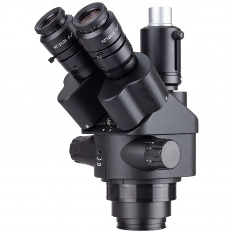 AmScope 7X-45X Black Simul-Foc - Trinocular Stereo Microscope 7X-45X 评论和价格