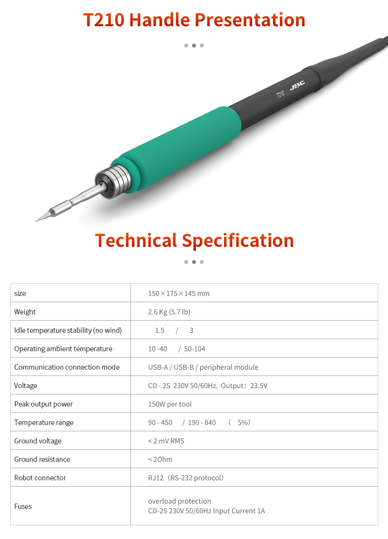 100% Original JBC Cartridge C2 - C210 Precision Soldering Station 评论和价格