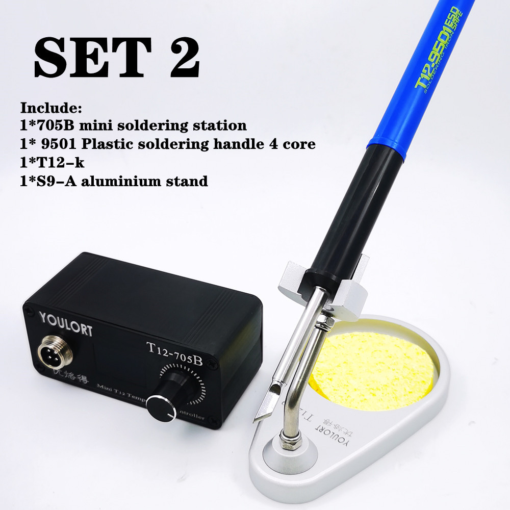 MINI T12-705B Soldering Iron s - T12 Soldering Station Oled 评论和价格